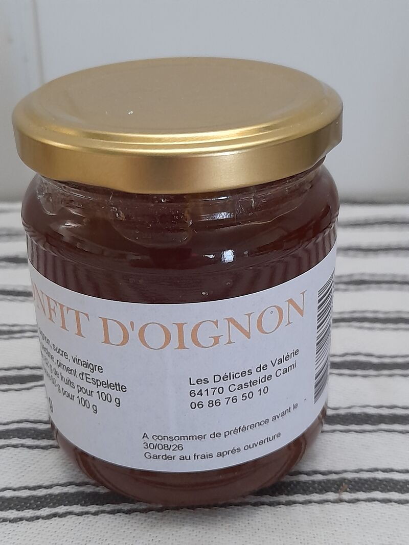 Confit d'Oignon au piment d'Espelette