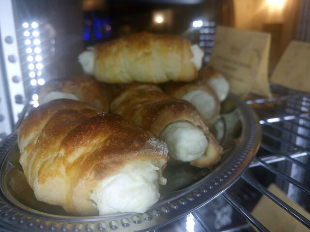 Kynuté kremrole se šlehačkou