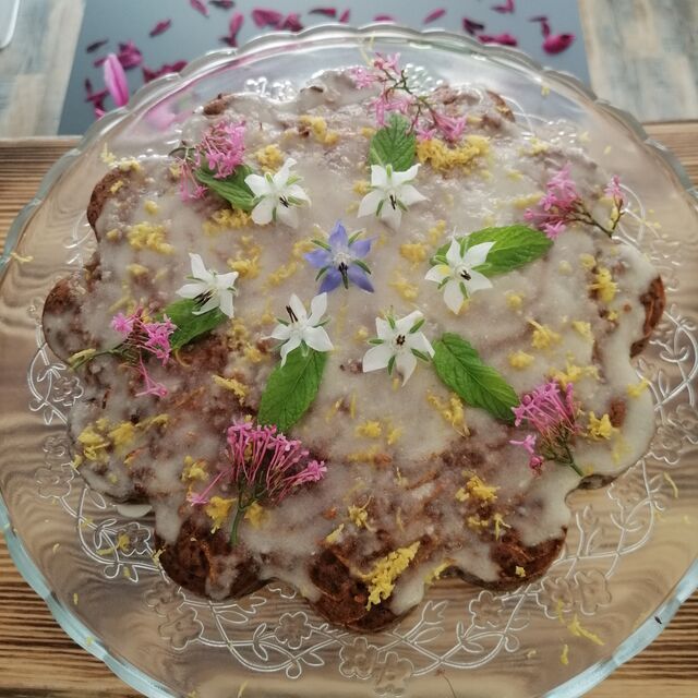 Carrot Cake fleuri