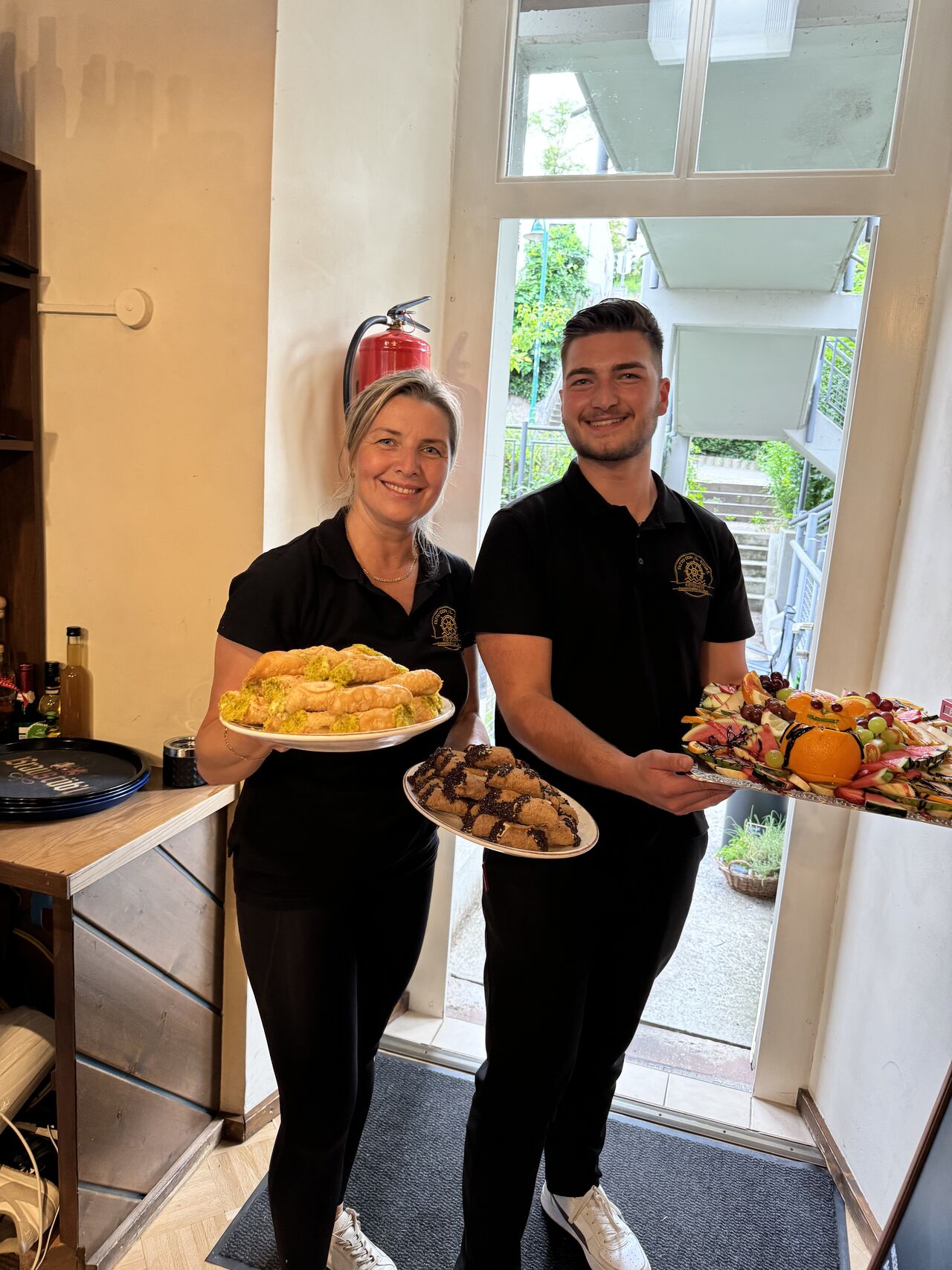 Familie Licata - Mutter und Sohn