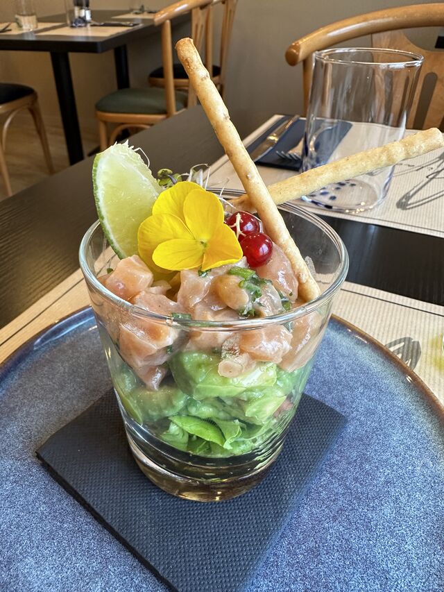 Verrine tartare Saumon et avocat