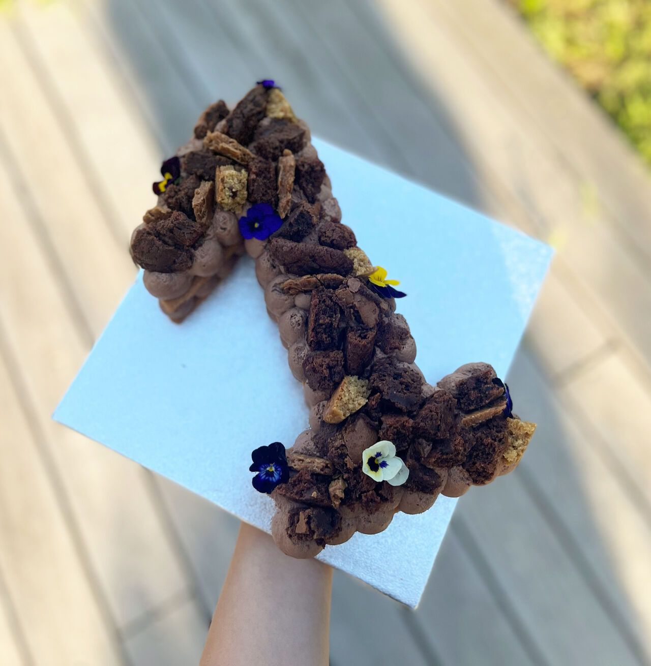 Numbercake tout chocolat 