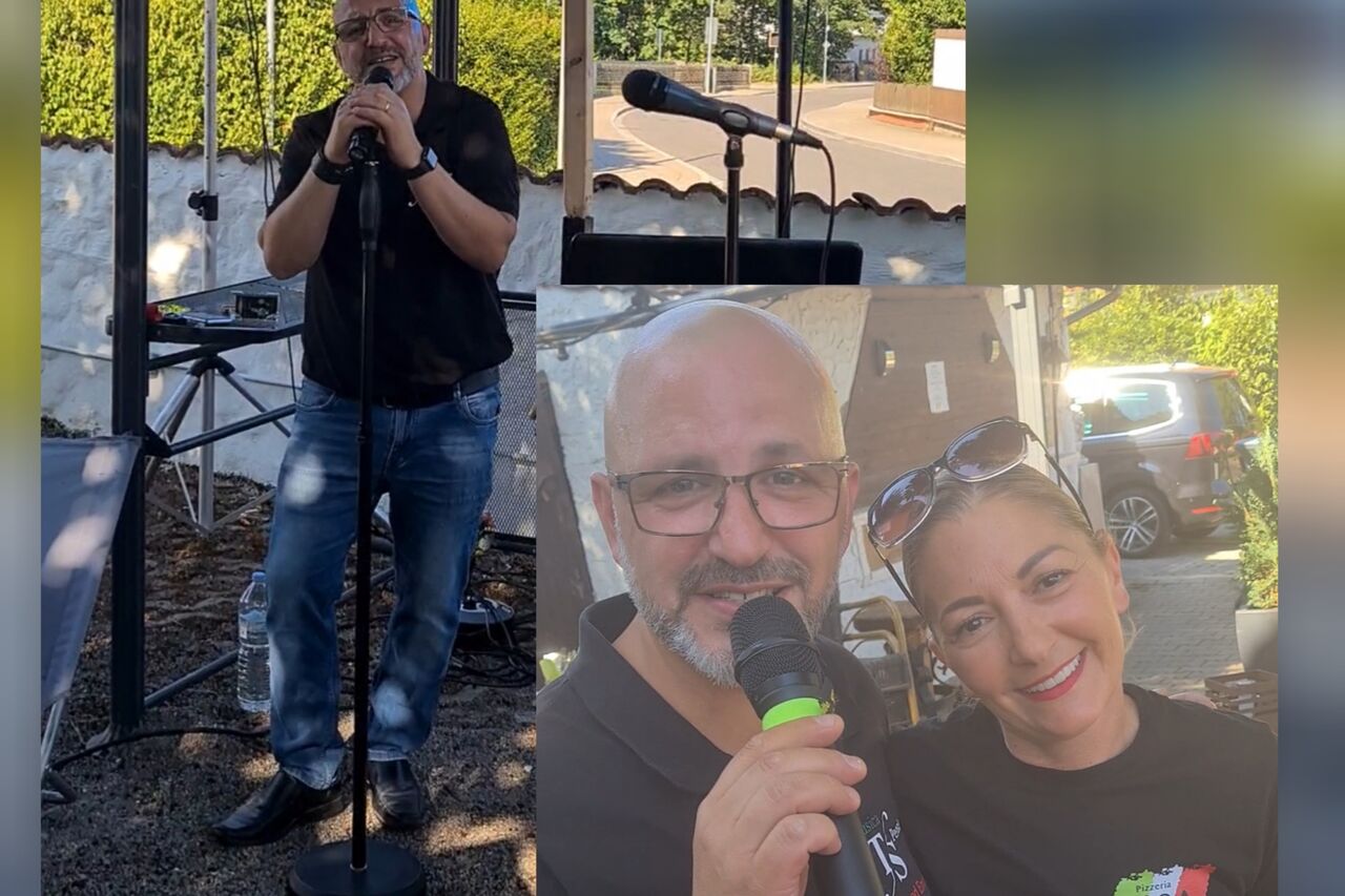 Italienischer Abend im Sommer mit Live Musik