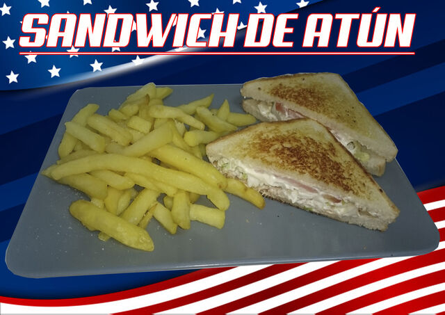 Atún, Lechuga, Tomate Natural y Mayonesa.