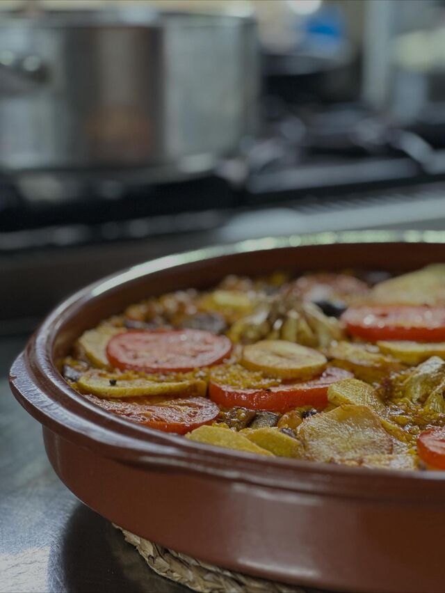 Arroz al horno auténtico de la vall de Guadalest 