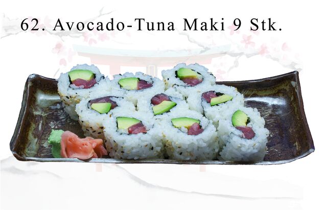 Avocado-Tuna maki