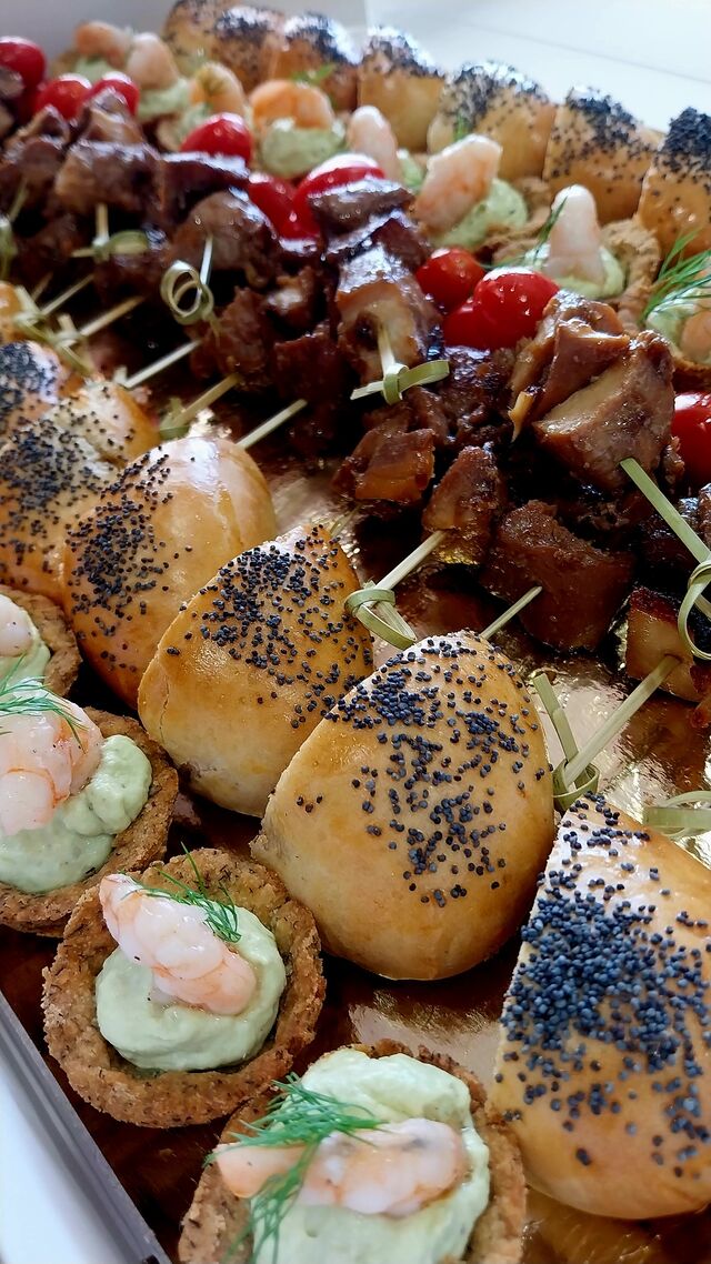 Plateau pièces de cocktail diverses