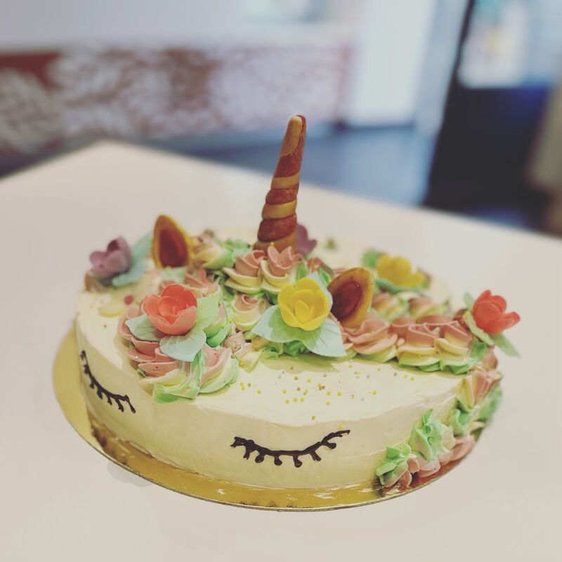Fraisier décor Licorne