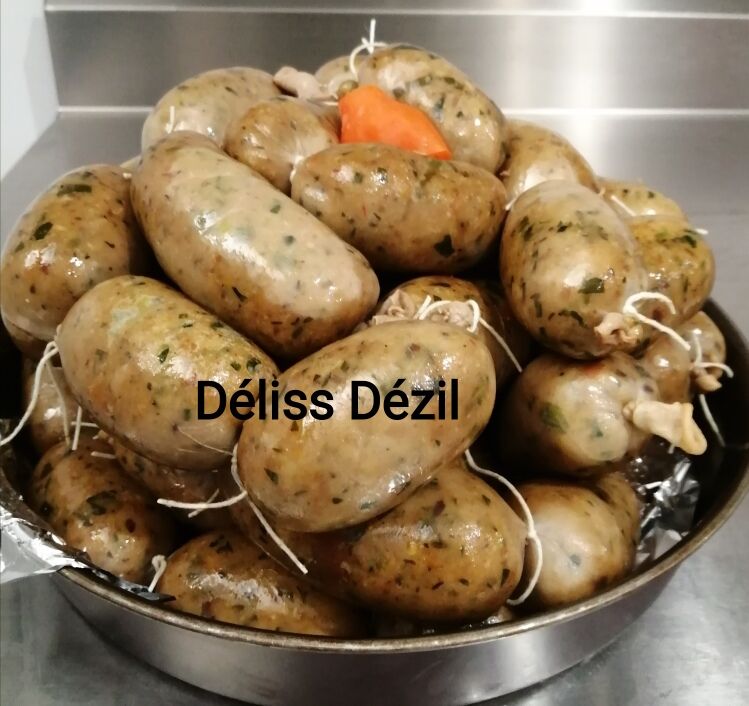 Boudin blanc, selon notre tradition antillaise