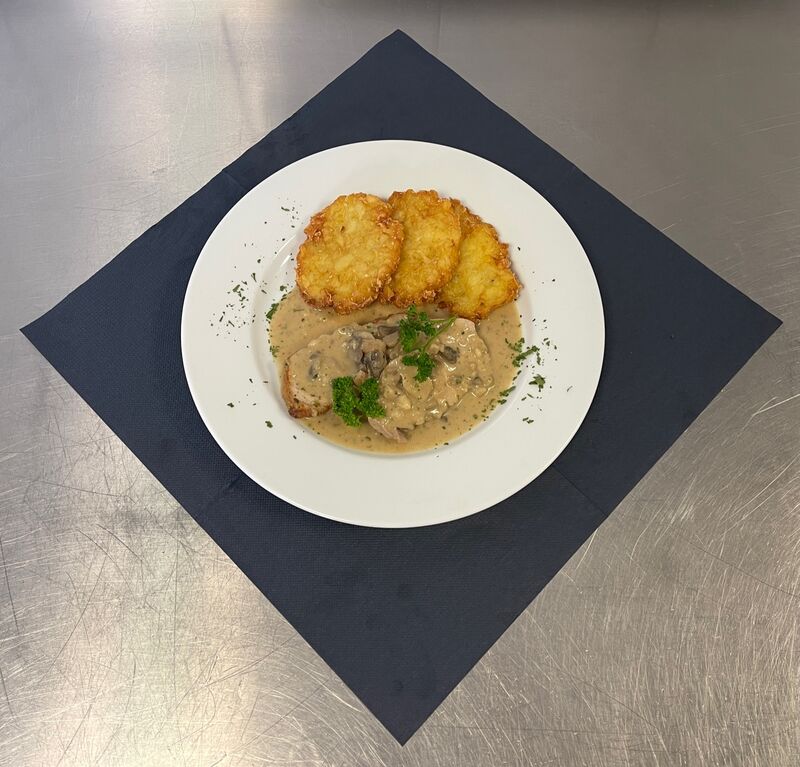 Schweinelendchen mit Kartoffelrösti´s