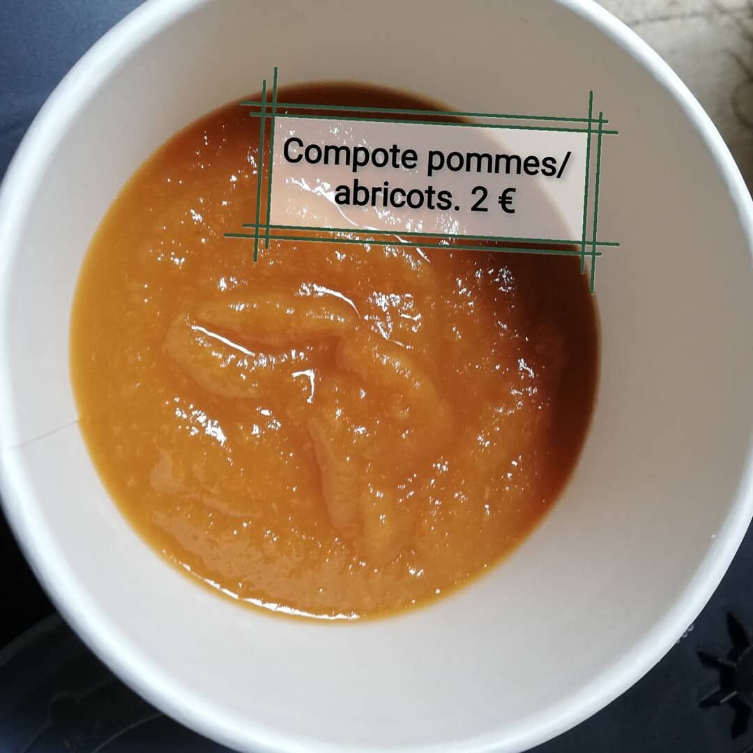 Dessert du 03 juillet 2021
Compote de pommes et abricots