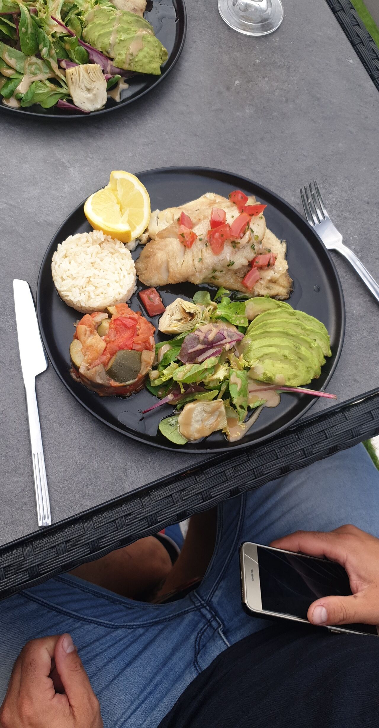 Filet de lieux noir sauce vierge 