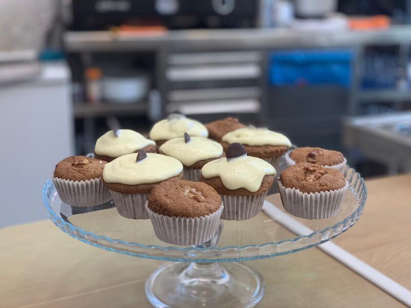 Cupcakes caseros.