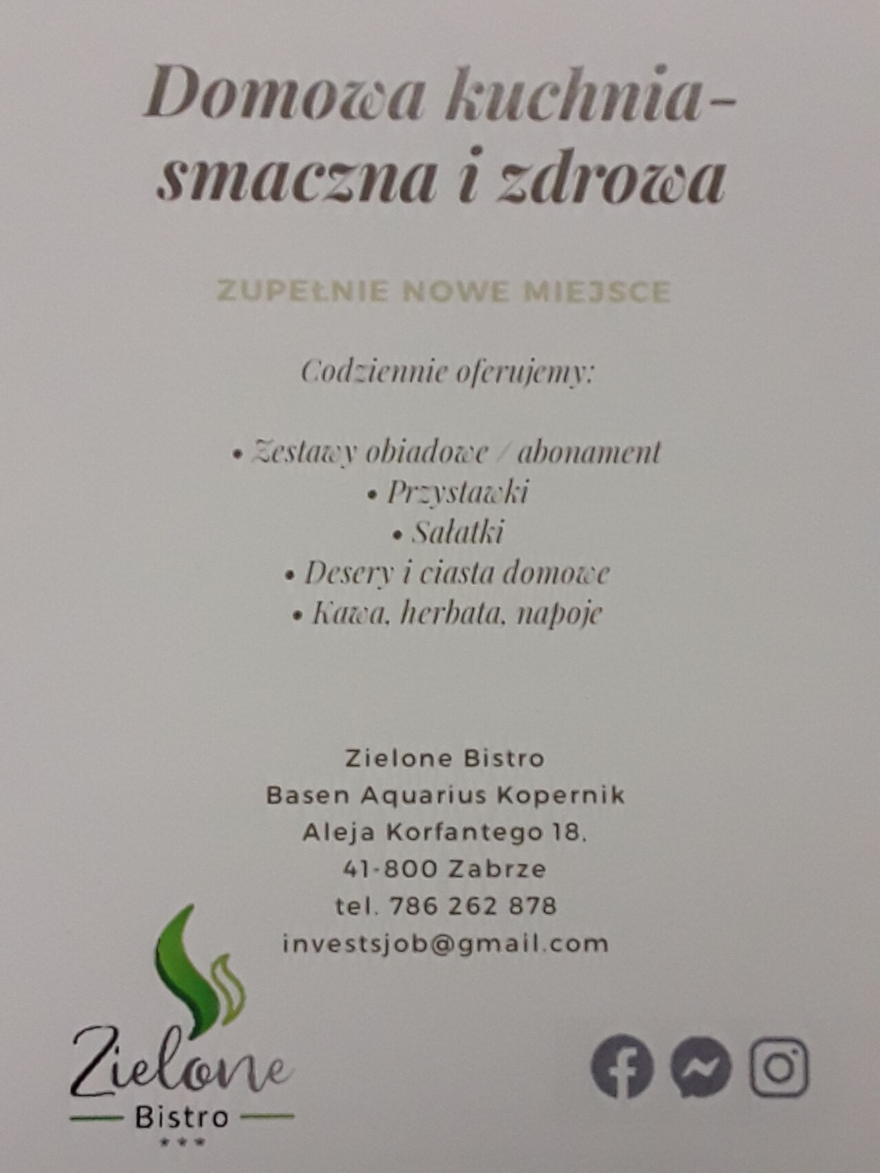 Nasze propozycje cd. i dane kontaktowe.