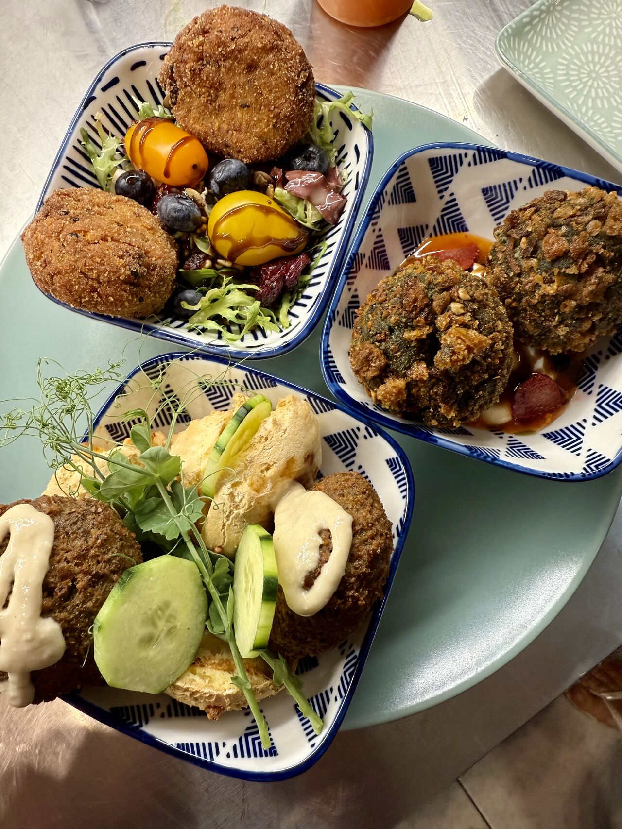 Popečak.Falafel.Veggie balls.