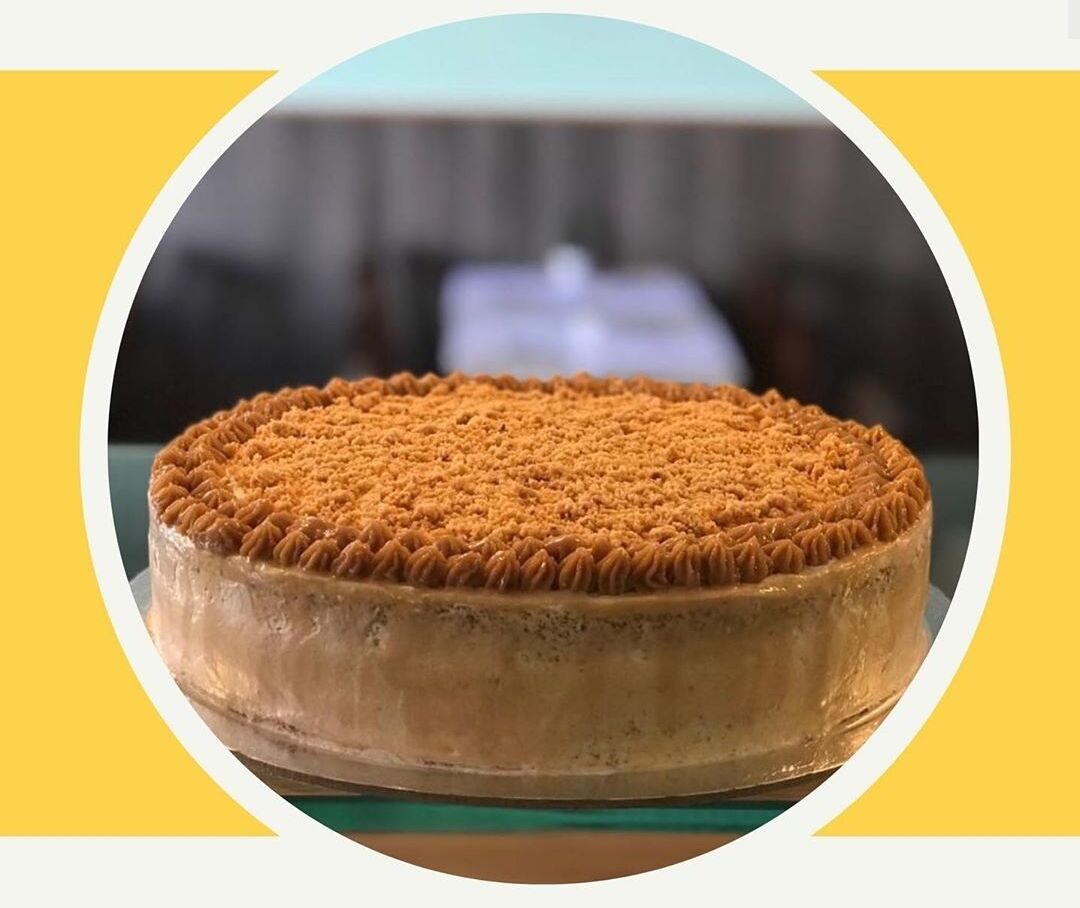 Bolo de paçoca de amendoim