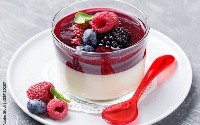 PANNA COTA AUX FRUITS ROUGES