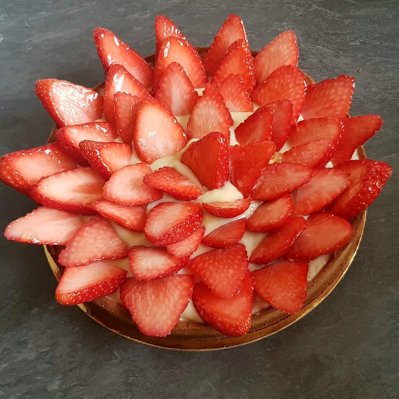 Tarte aux fraises