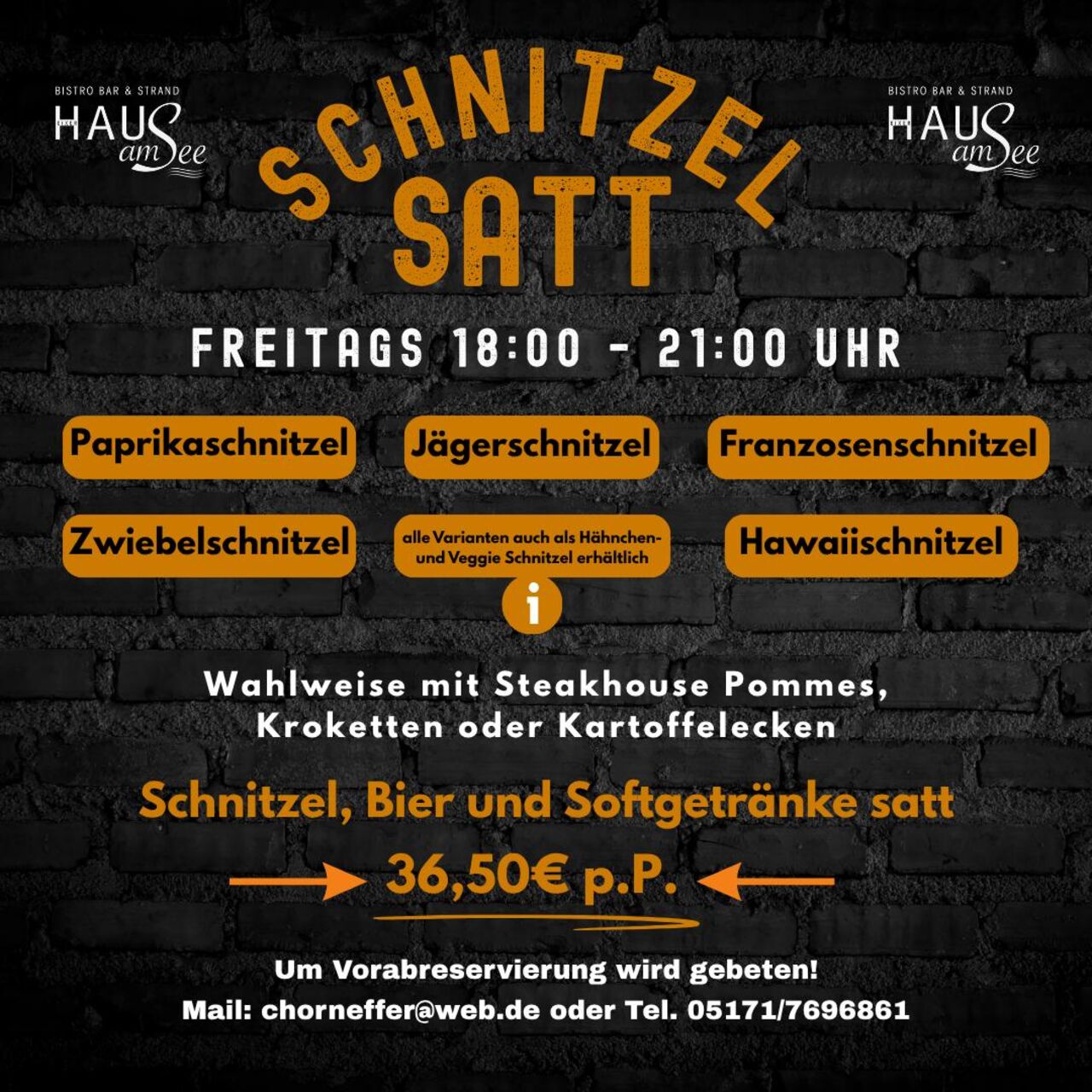 Freitags Schnitzel satt