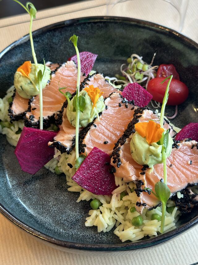 Tataki de saumon