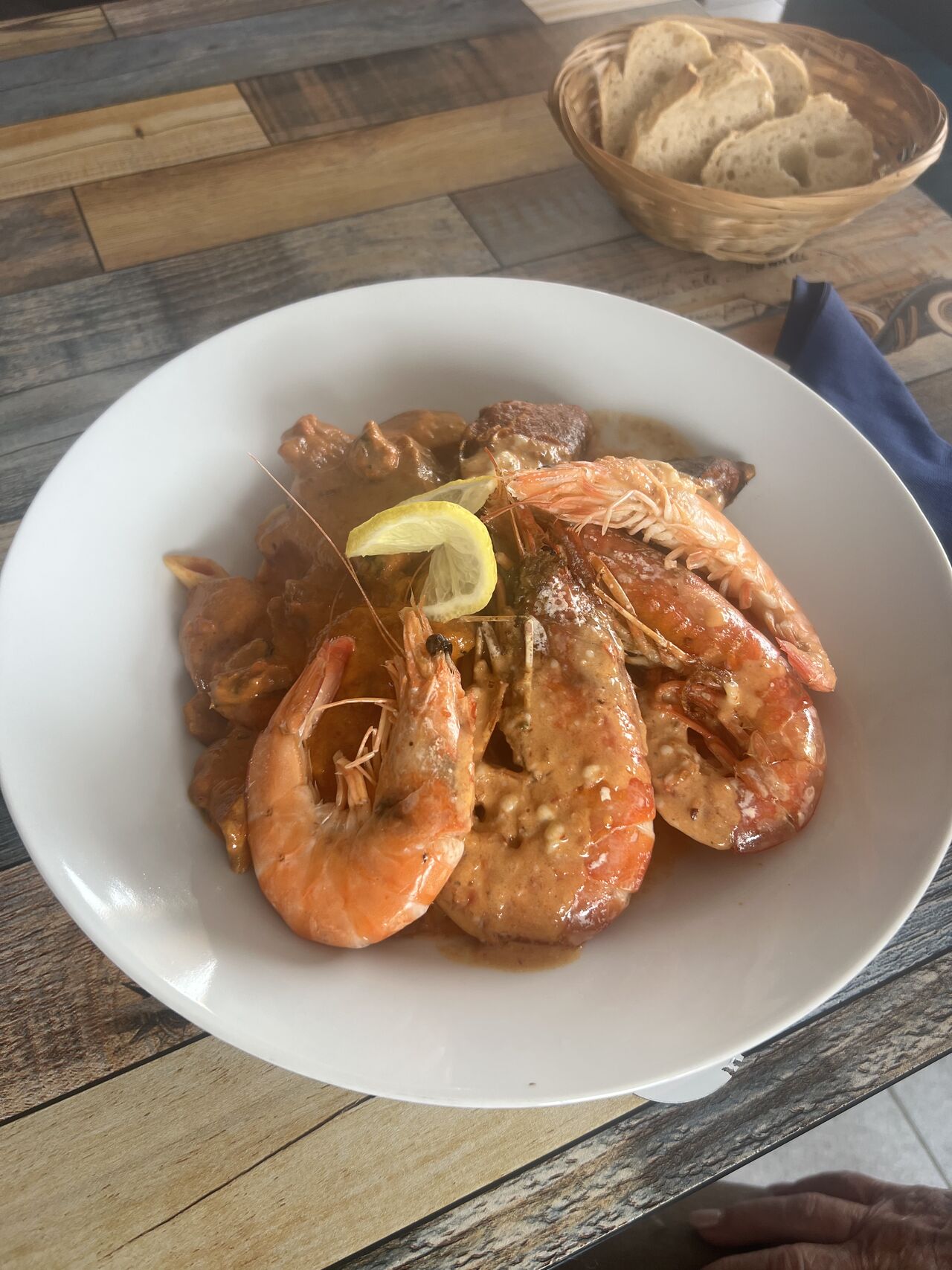 Gambas à la Sétoise