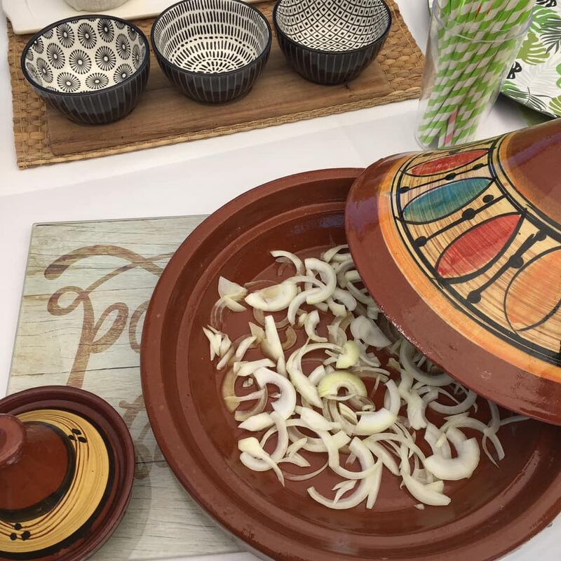 Tajine en préparation