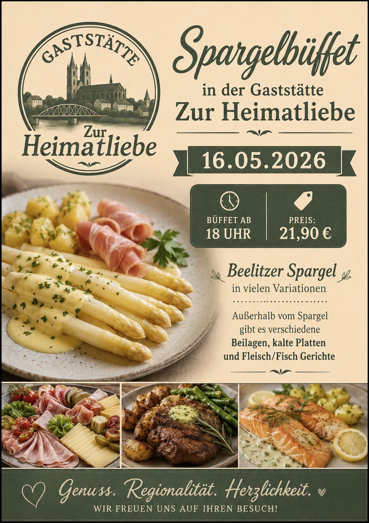 Spargelbüffet am 16.05.26