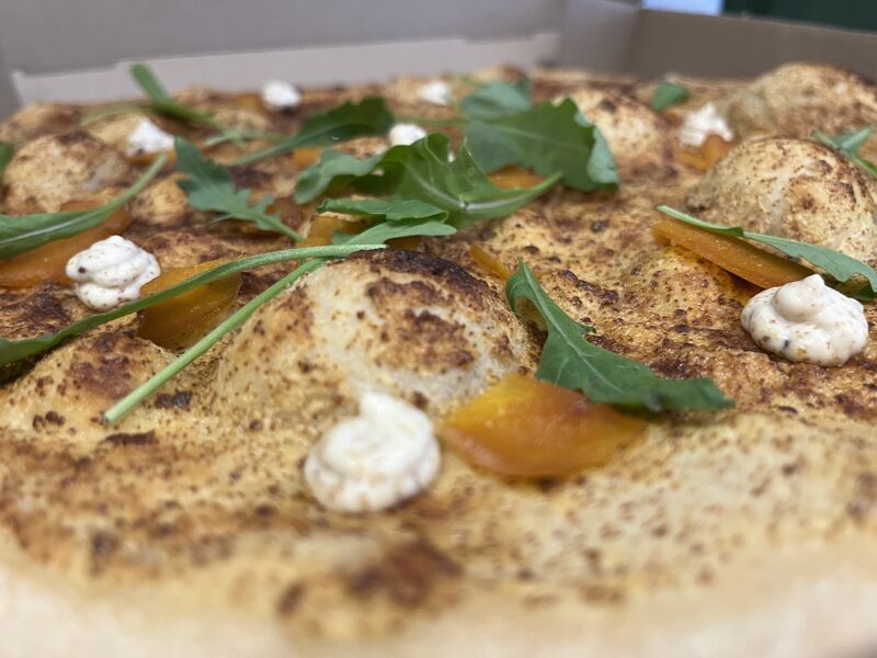 Pizza prestige à la Poutargue 