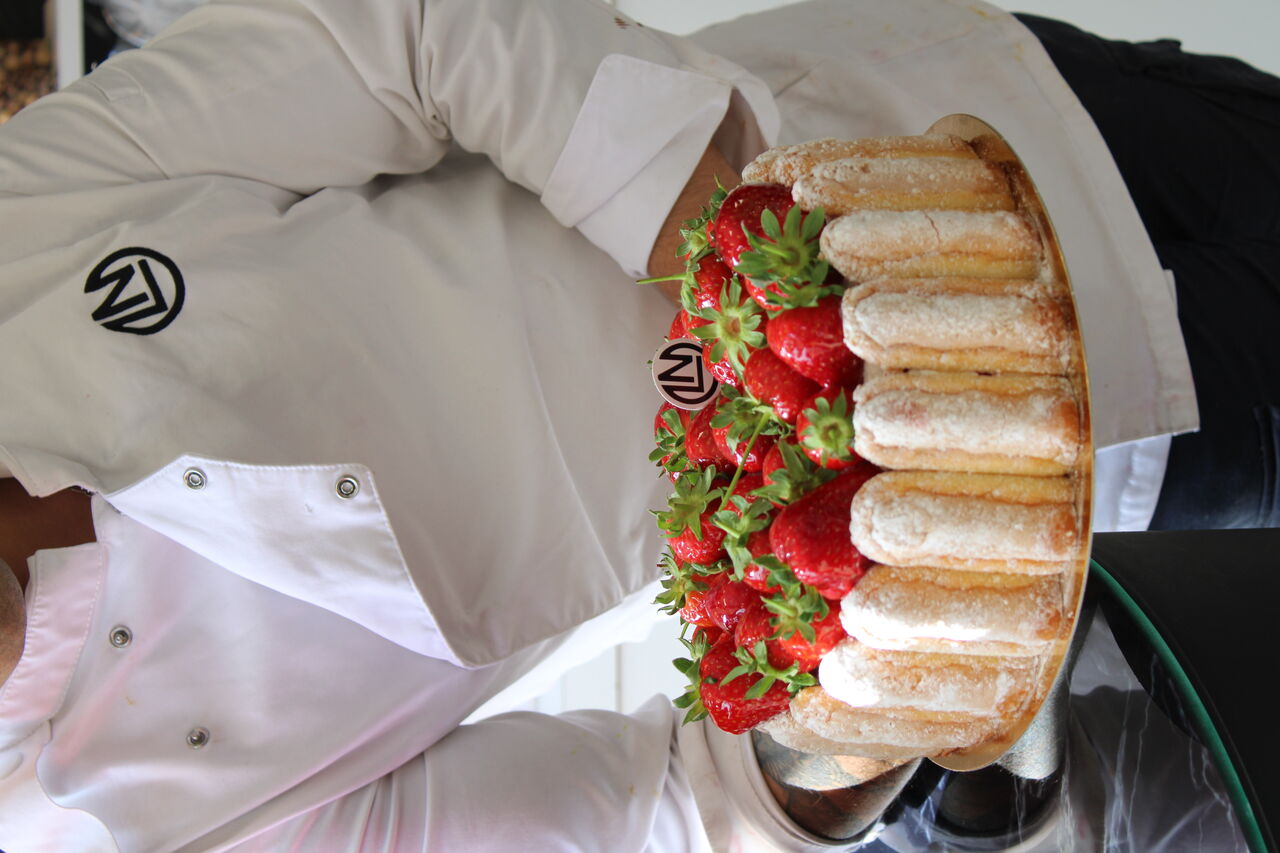 Charlotte aux fraises