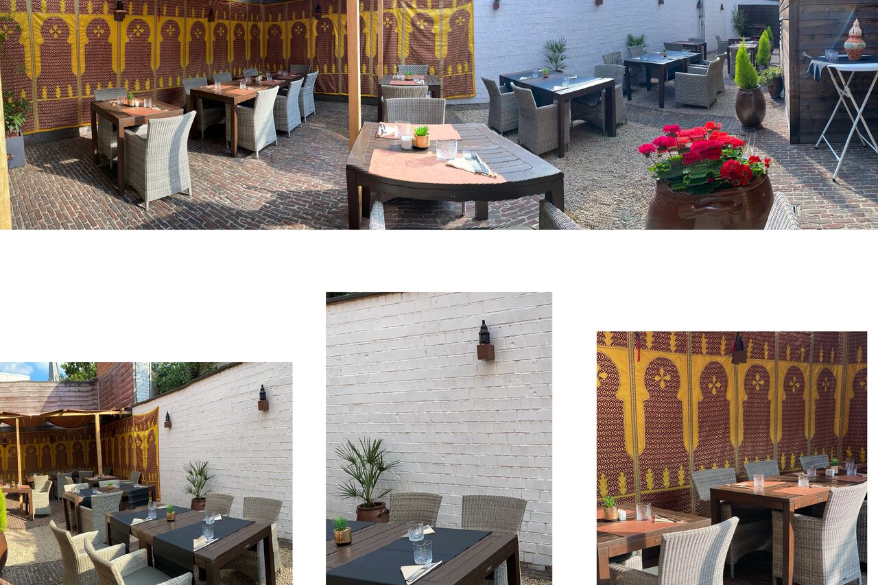 Ruim zomerterras - Large terrasse d'été