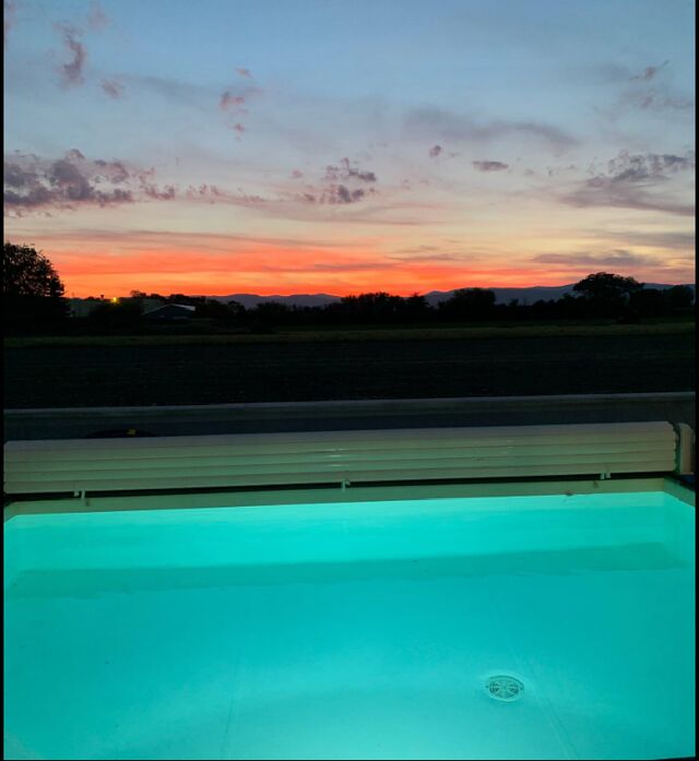 Une belle vue de nuit sur la ligne des vosges.
