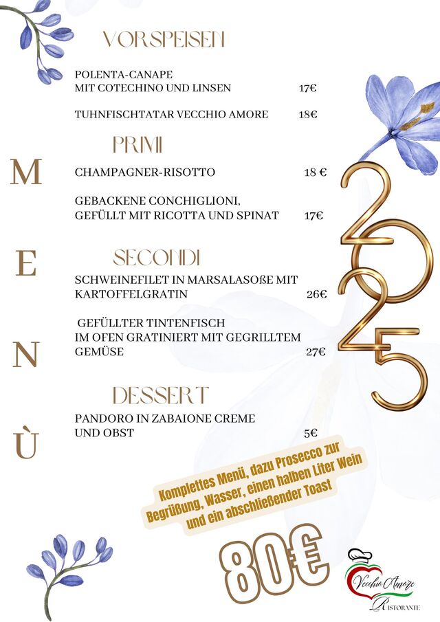 Menu silvestre 2024