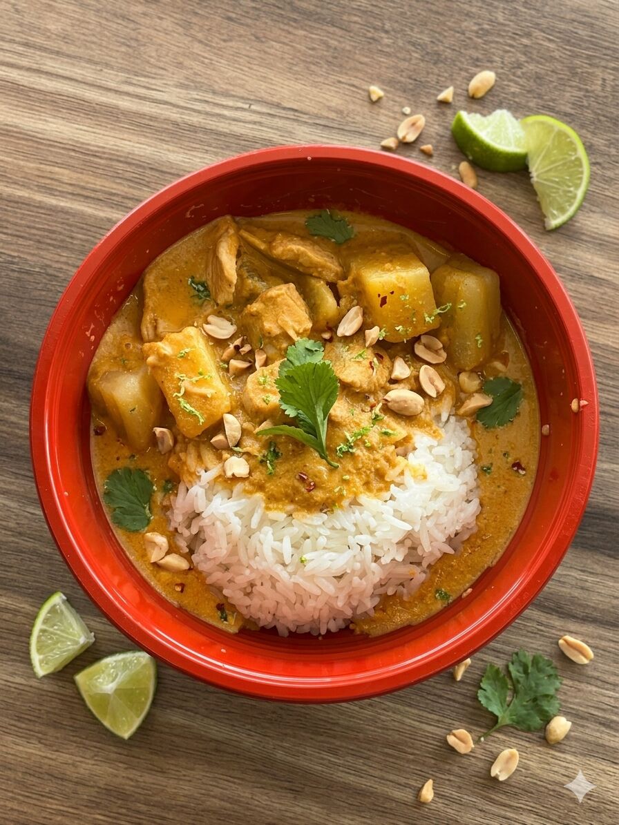 Curry matsaman au poulet 