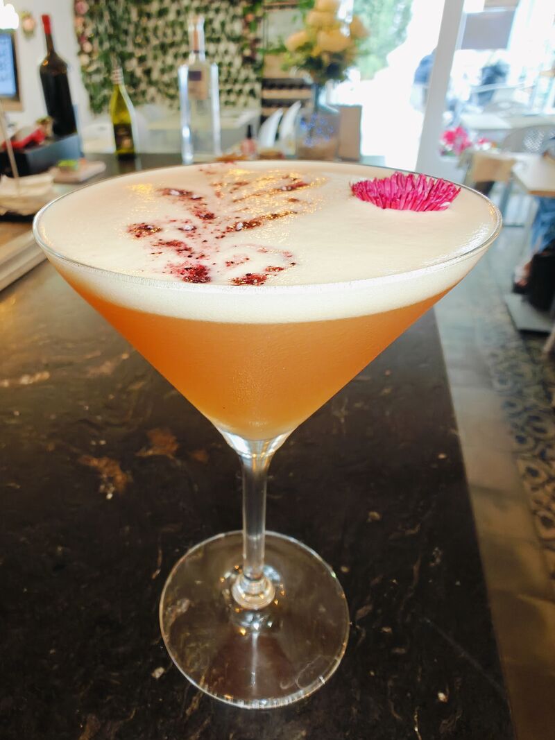 Martini de maracuyá