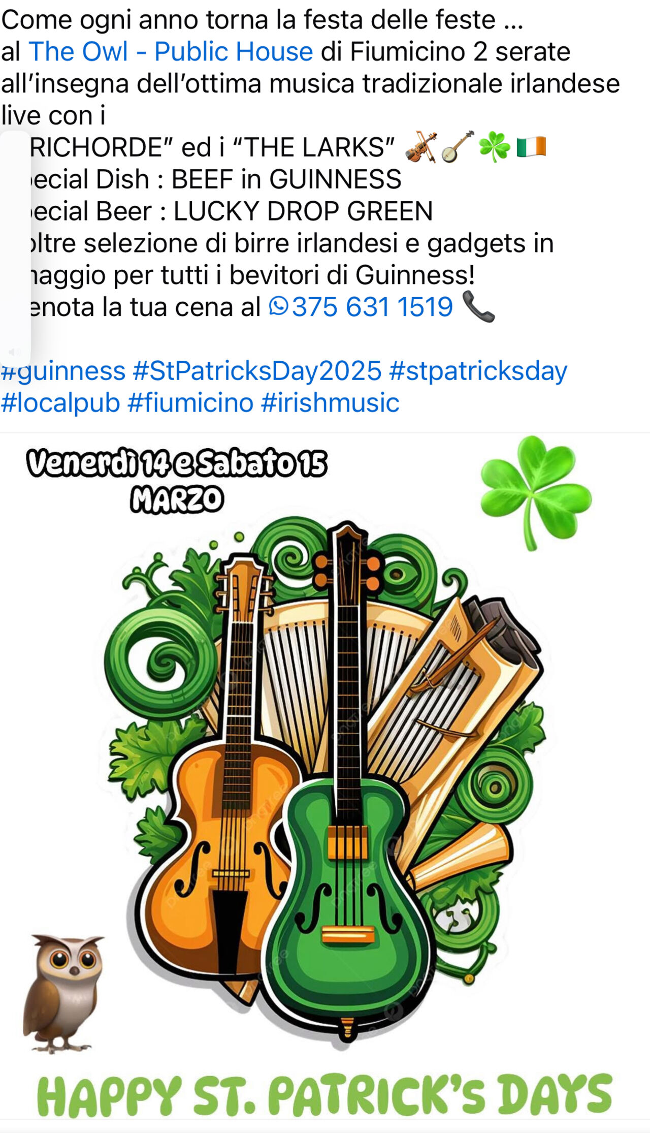 ST PATRICK’s DAYS
