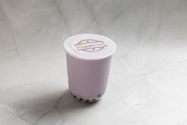 Bubble tea de coco y taro 