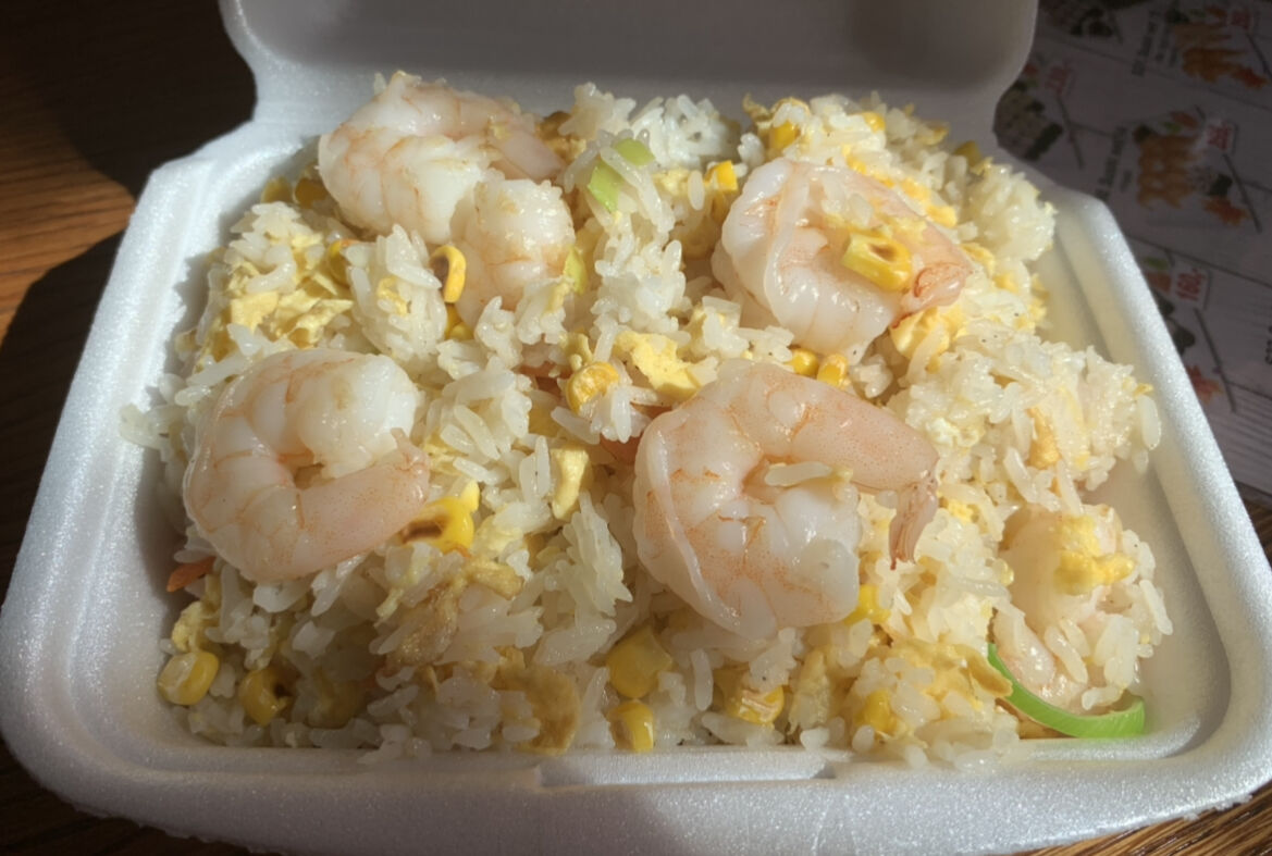 Smažená rýže s krevetami