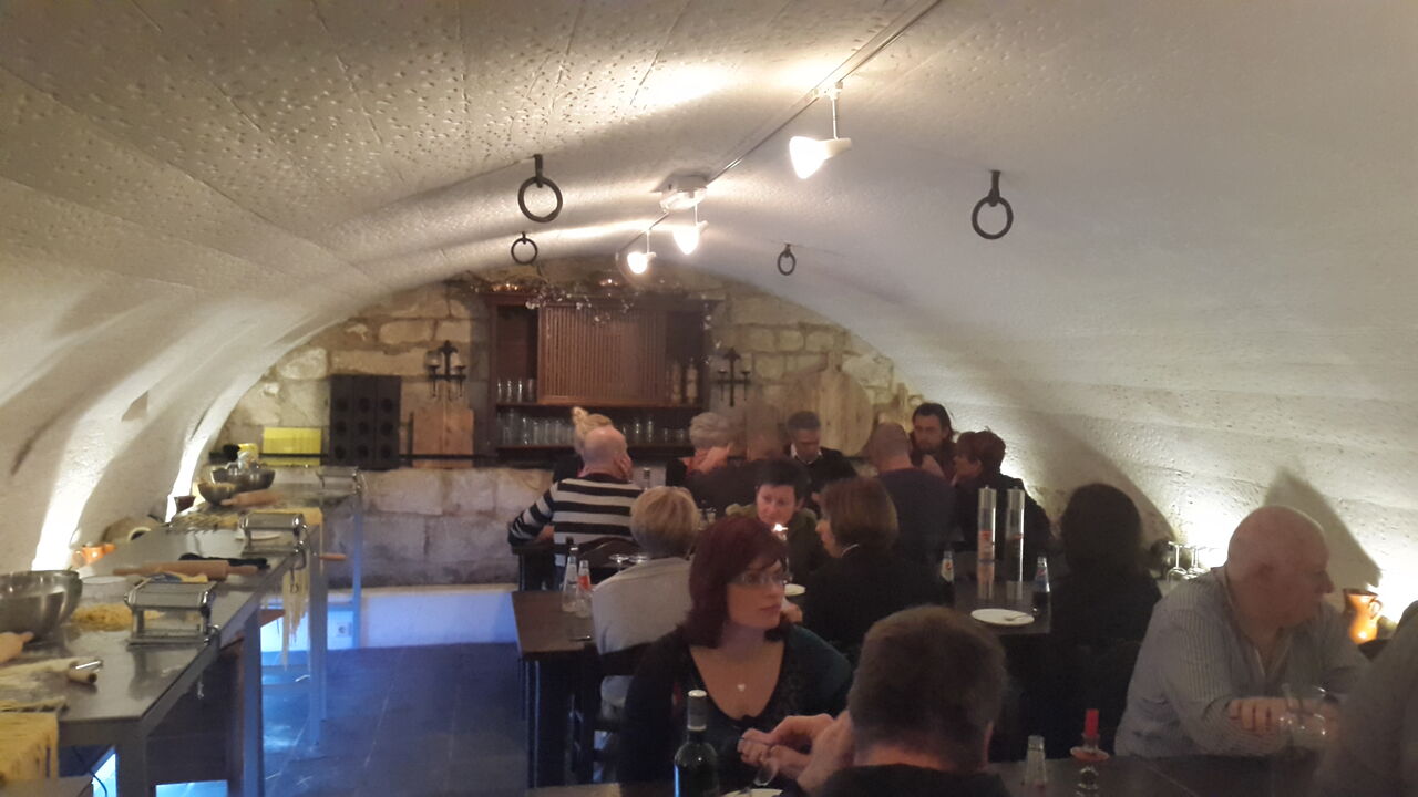 In een kasteel gewelf 