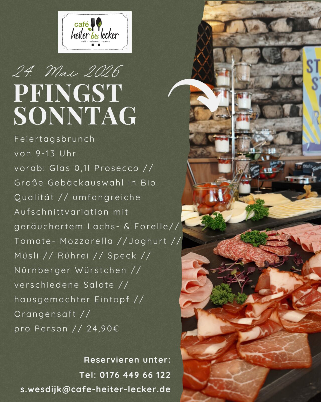 Pfingsten im Café