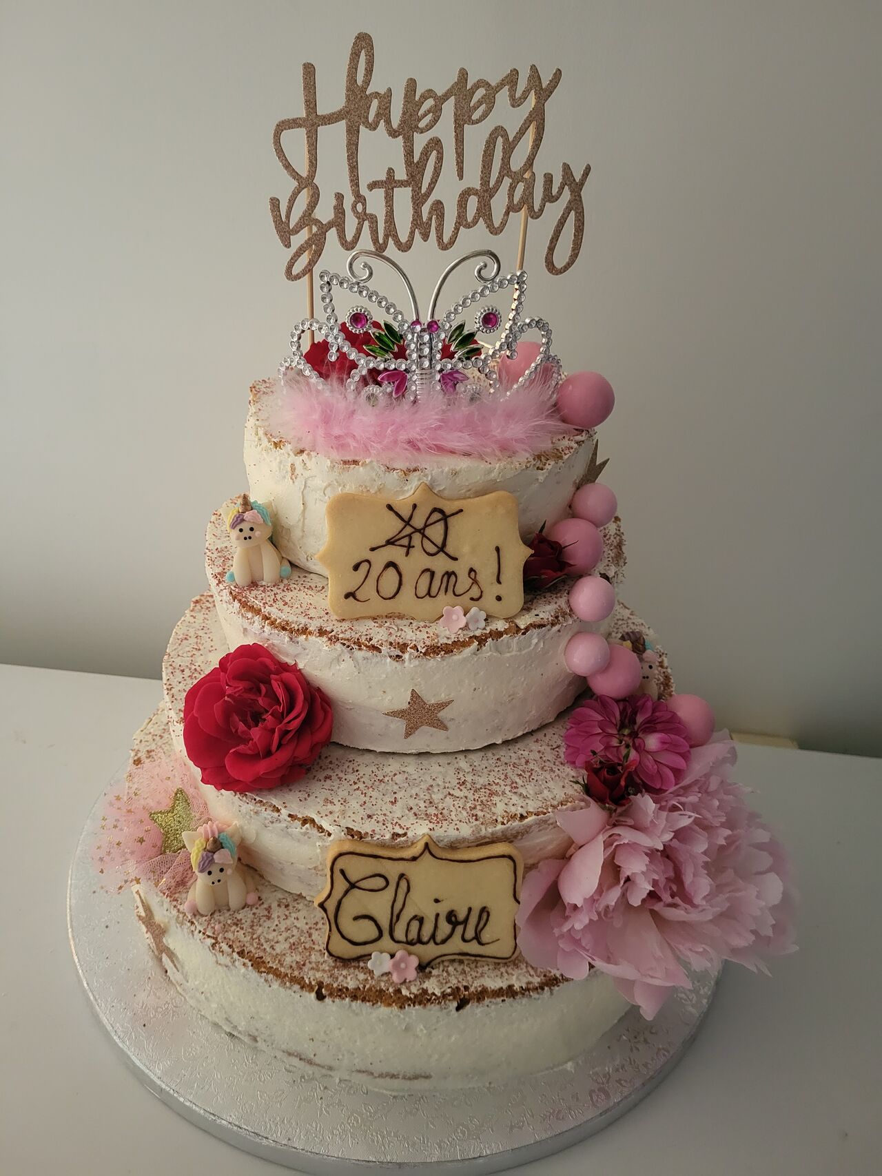 gâteau anniversaire humour