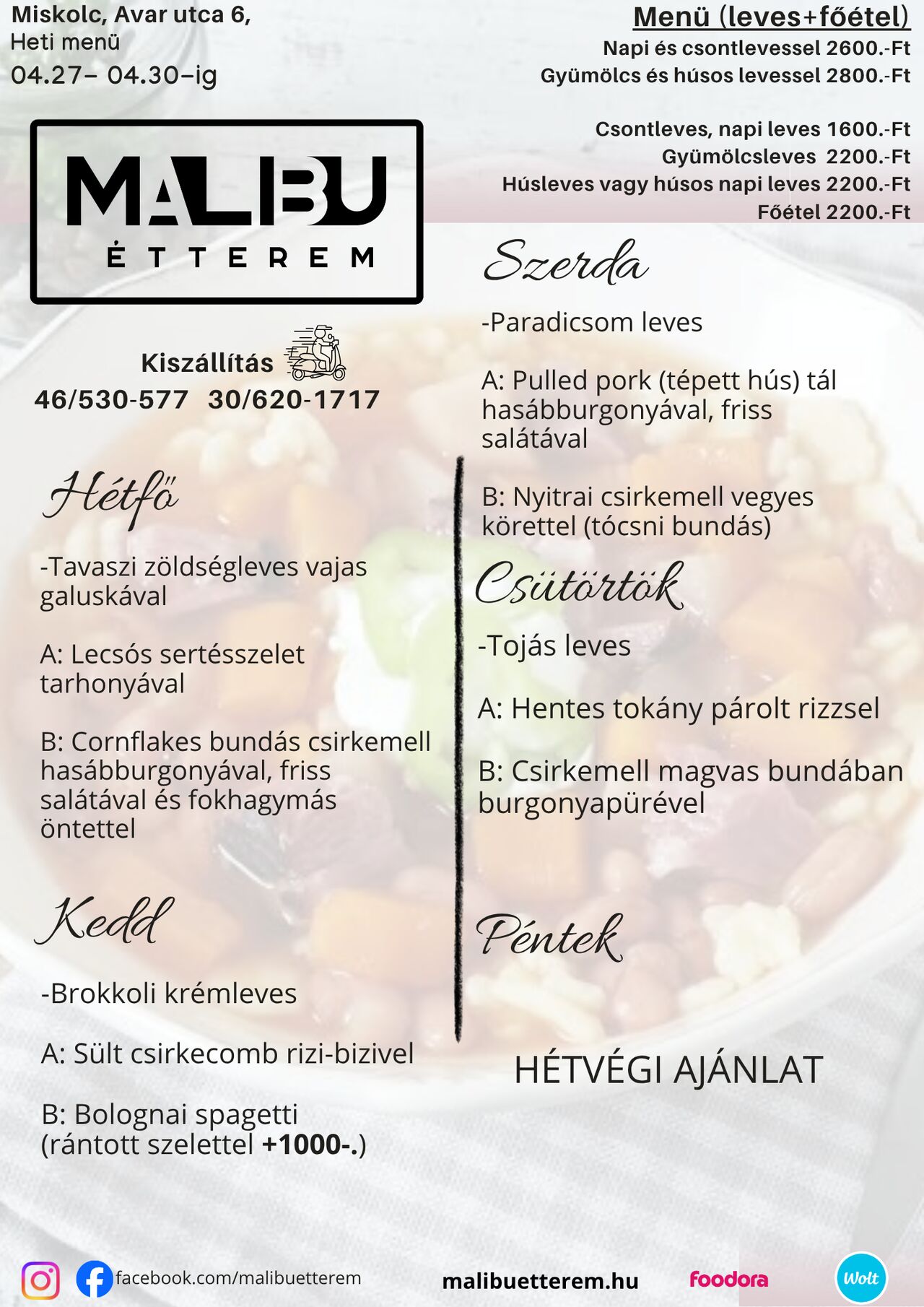 Napi Menü