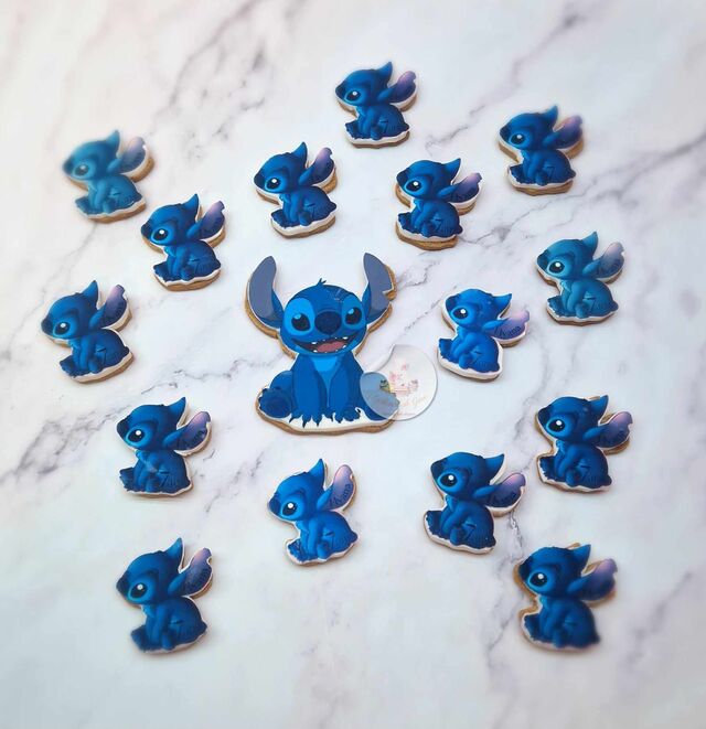 Sablés Stitch personnalisés 