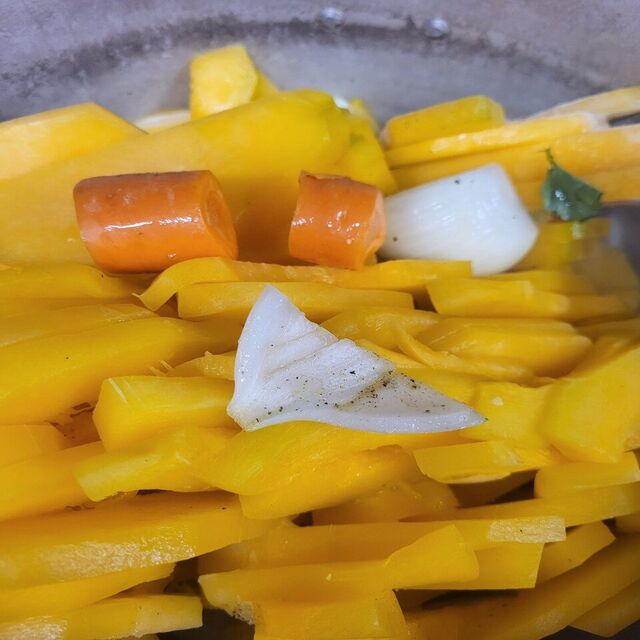 Frisch und alles selbst gekocht Kurbis