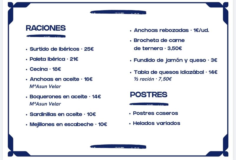 CARTA PICOTEO