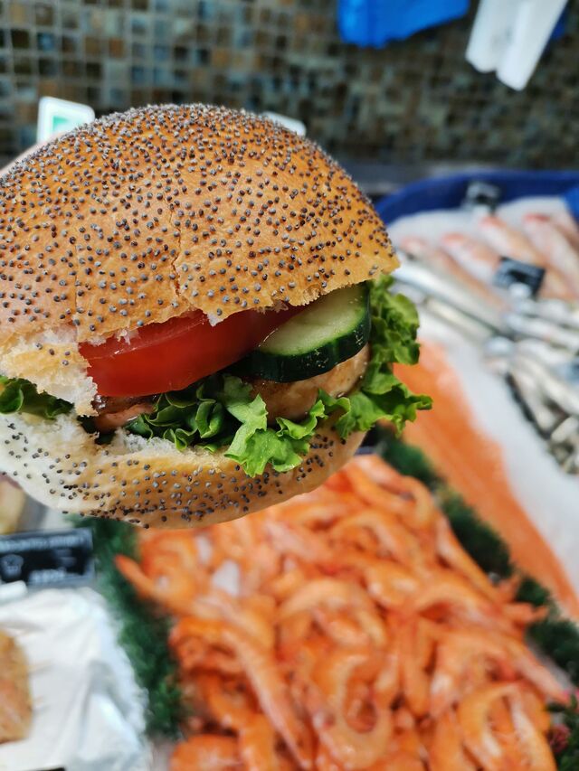 Burger Neptune de saumon