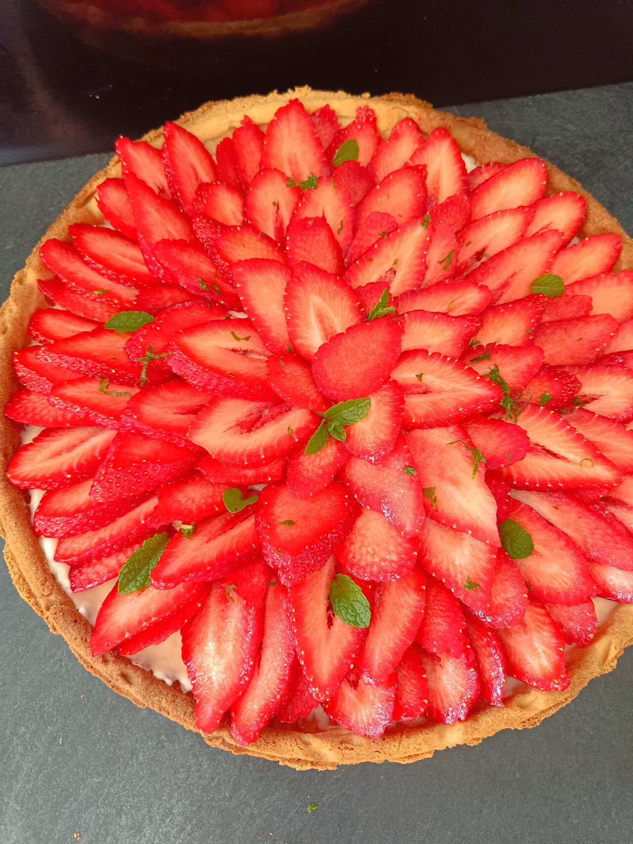 Tarte aux fraises