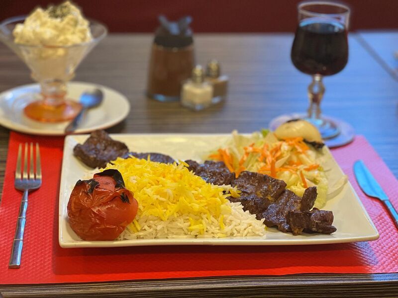 Brochette de filet de Bœuf (kabab barg)