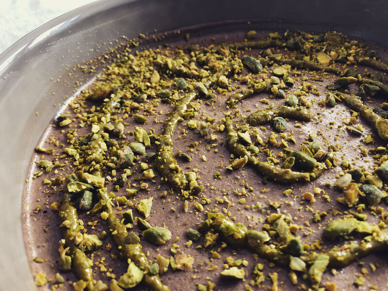 Mousse au Chocolat / Pistache praliné