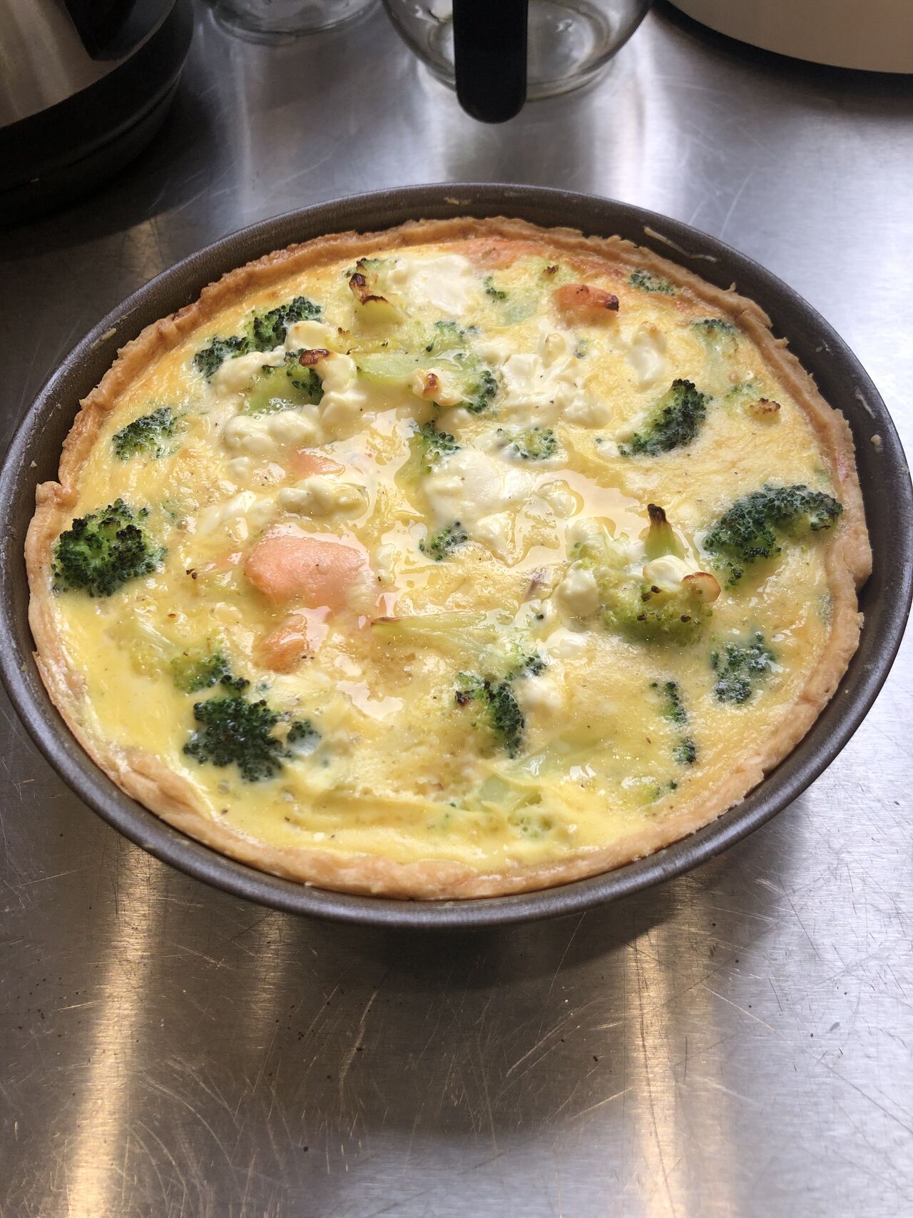 Tarte saumon brocolis 