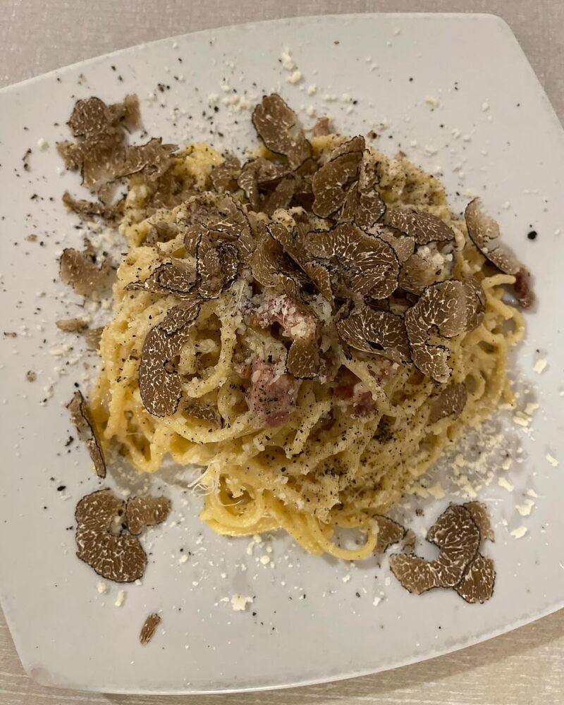 CARBONARA AL TARTUFO FRESCO 